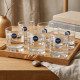 Glass Cup Set - 6 Pcs